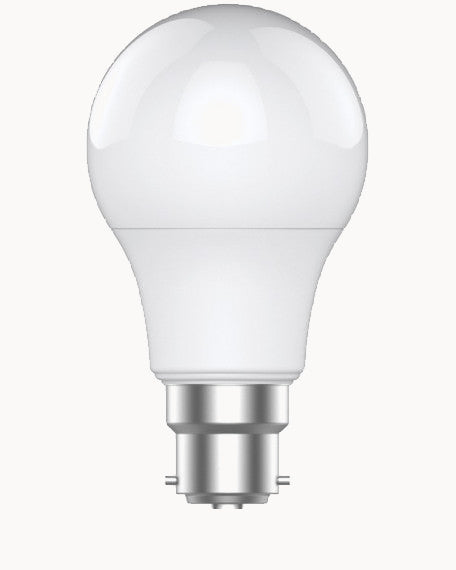 BC/B22 bulb with white finish