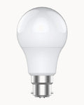 BC/B22 bulb with white finish