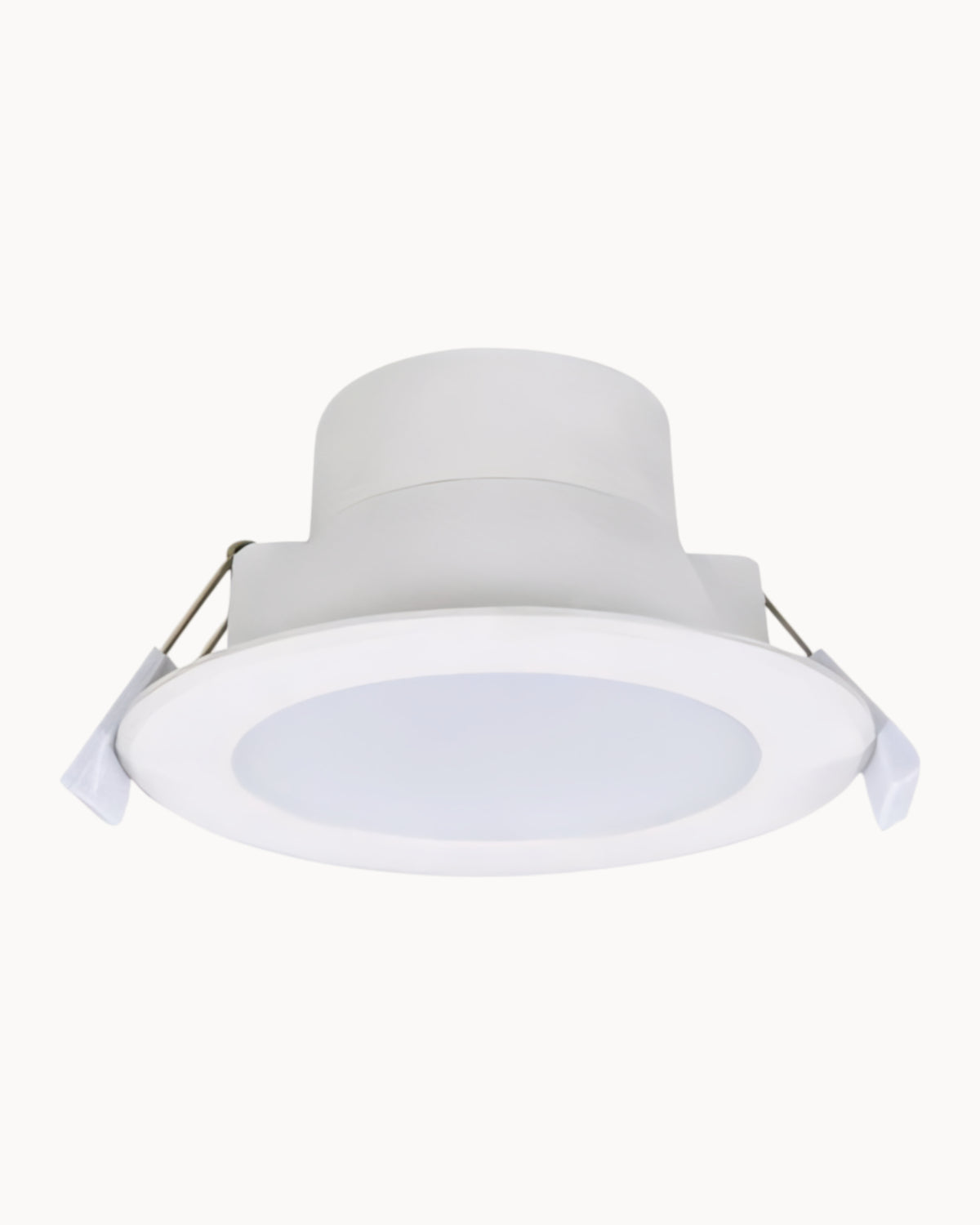 Tabio II 90mm IP44 8W CCT Downlight White
