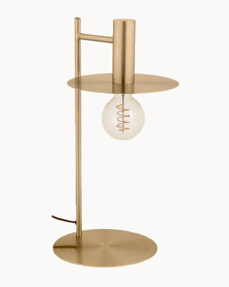 Brass table lamp