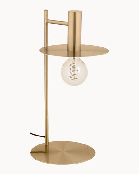 Brass table lamp