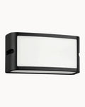 Camarda IP54 Cool White Wall Light Black