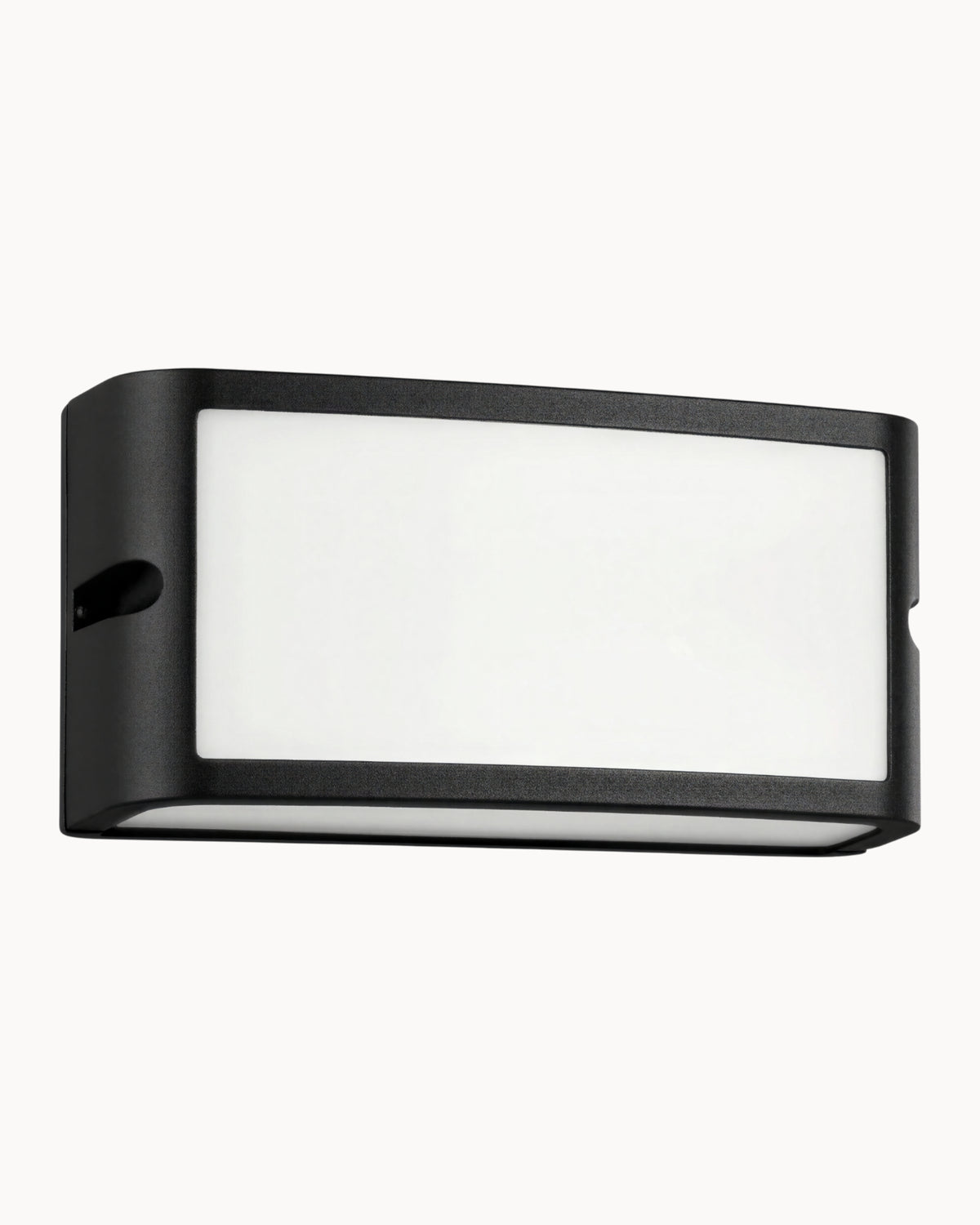 Camarda IP54 Cool White Wall Light Black