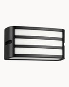 Camarda Grill IP54 Wall Light Black