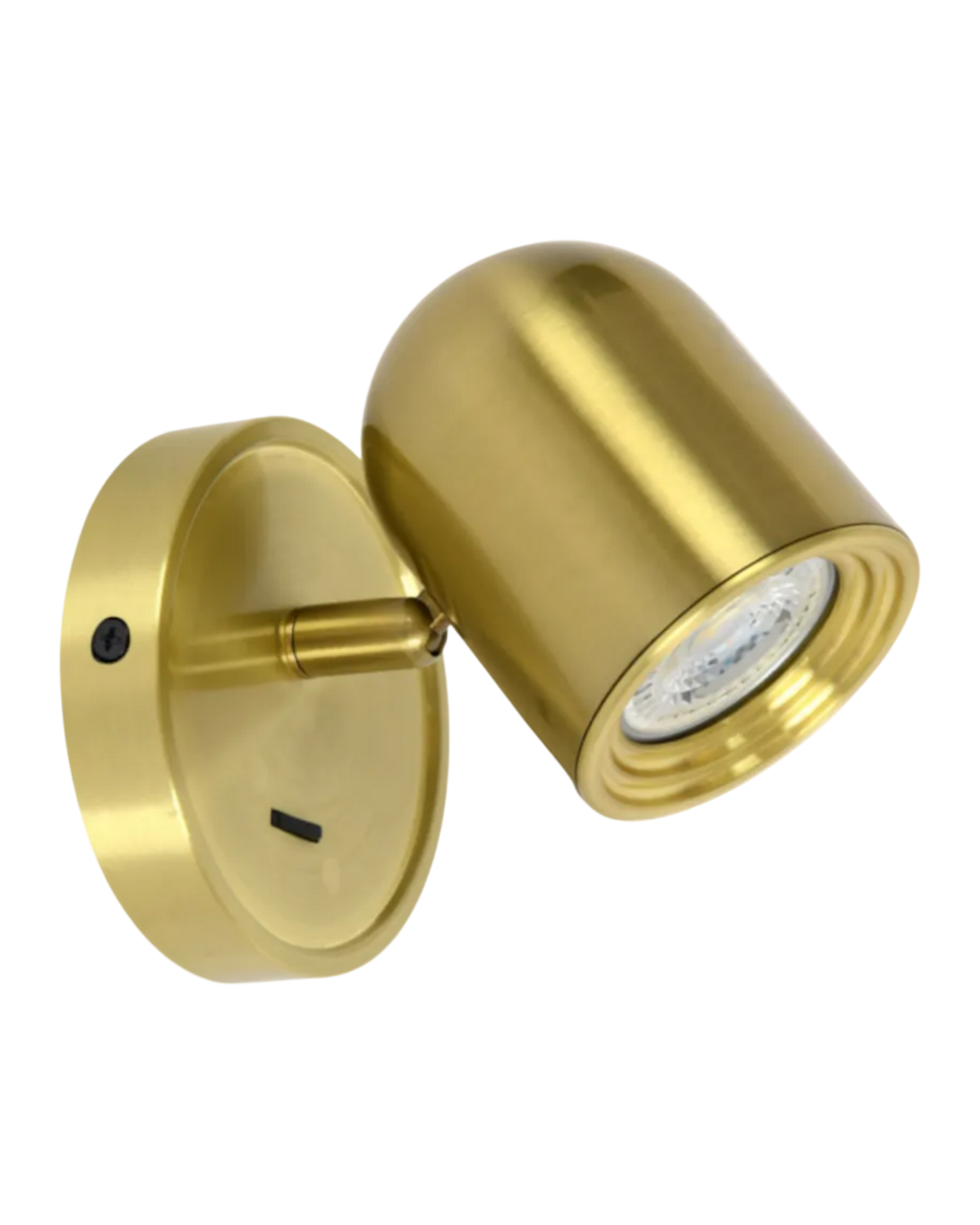 Oblique Spotlight Aged Brass