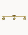 Oblique 3 Bar Spotlight Aged Brass
