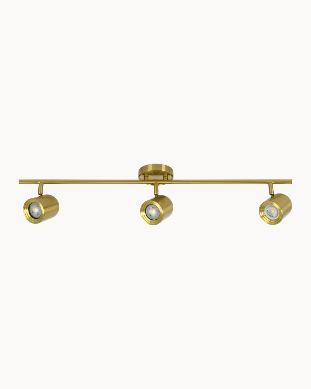 Oblique 3 Bar Spotlight Aged Brass