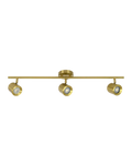 Oblique 3 Bar Spotlight Aged Brass
