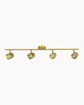 Oblique 4 Bar Spotlight Aged Brass