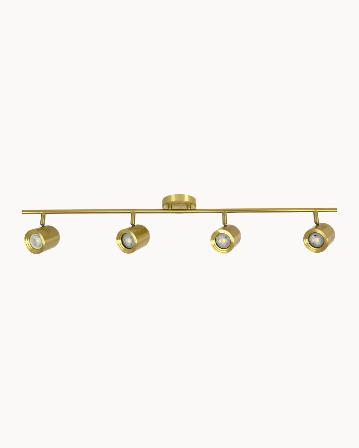 Oblique 4 Bar Spotlight Aged Brass