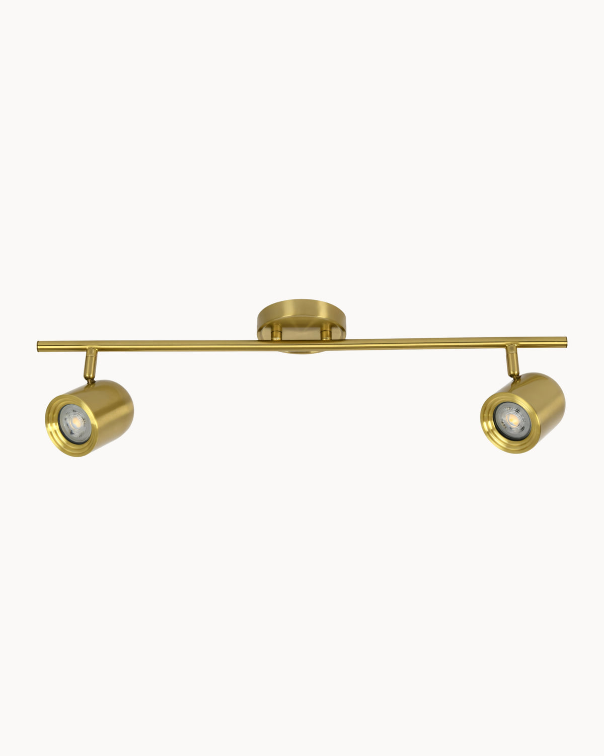 Oblique 2 Bar Spotlight Aged Brass