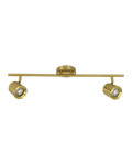 Oblique 2 Bar Spotlight Aged Brass