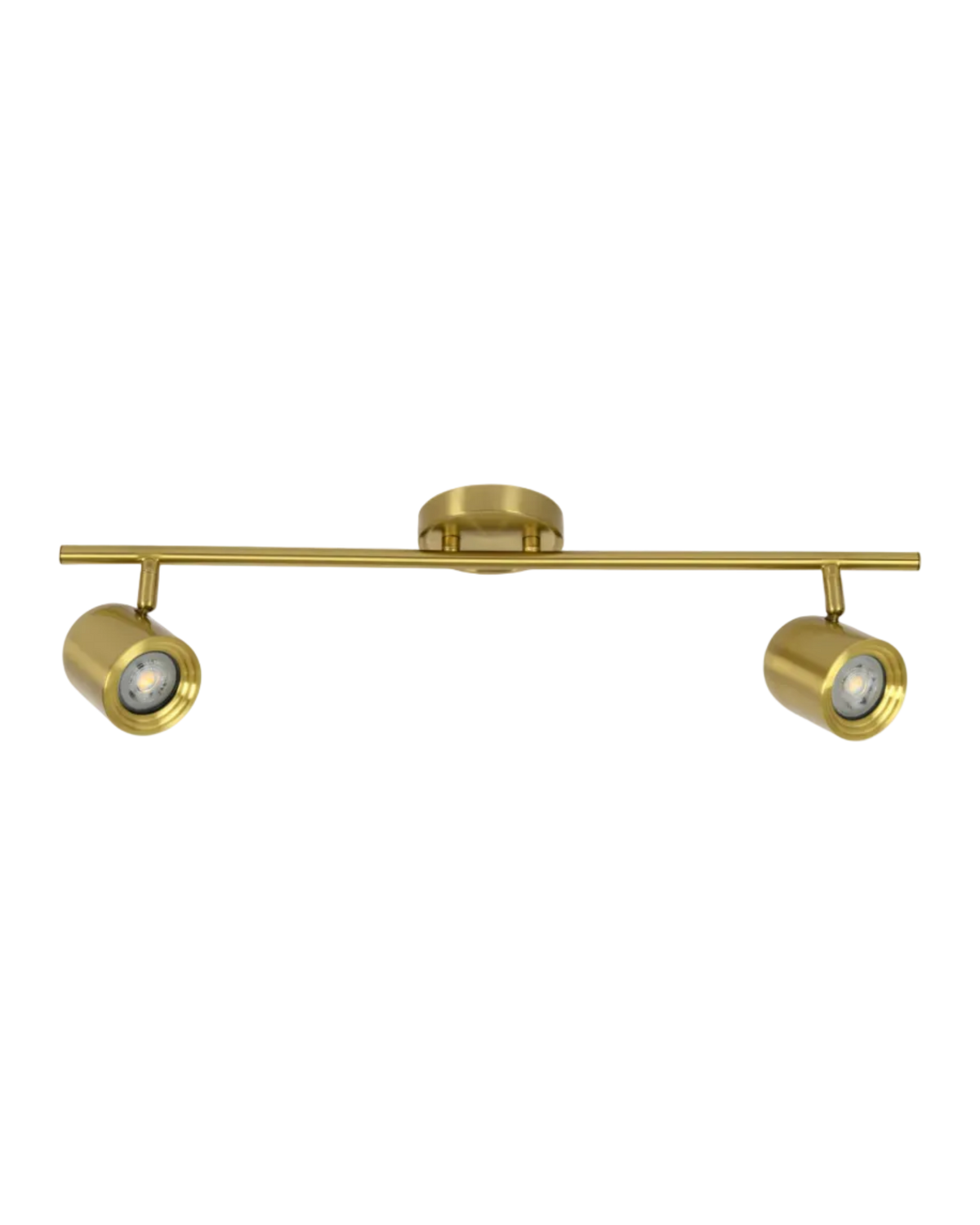 Oblique 2 Bar Spotlight Aged Brass