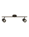 Oblique 2 Bar Spotlight Bronze