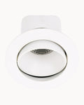 Arlo Gimble 90mm IP44 9W CCT Tiltable Downlight White