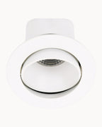 Arlo Gimble 90mm IP44 9W CCT Tiltable Downlight White