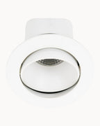 White downlight with gimble