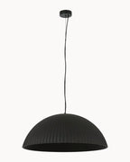 Form 600mm Gypsum Pendant Black