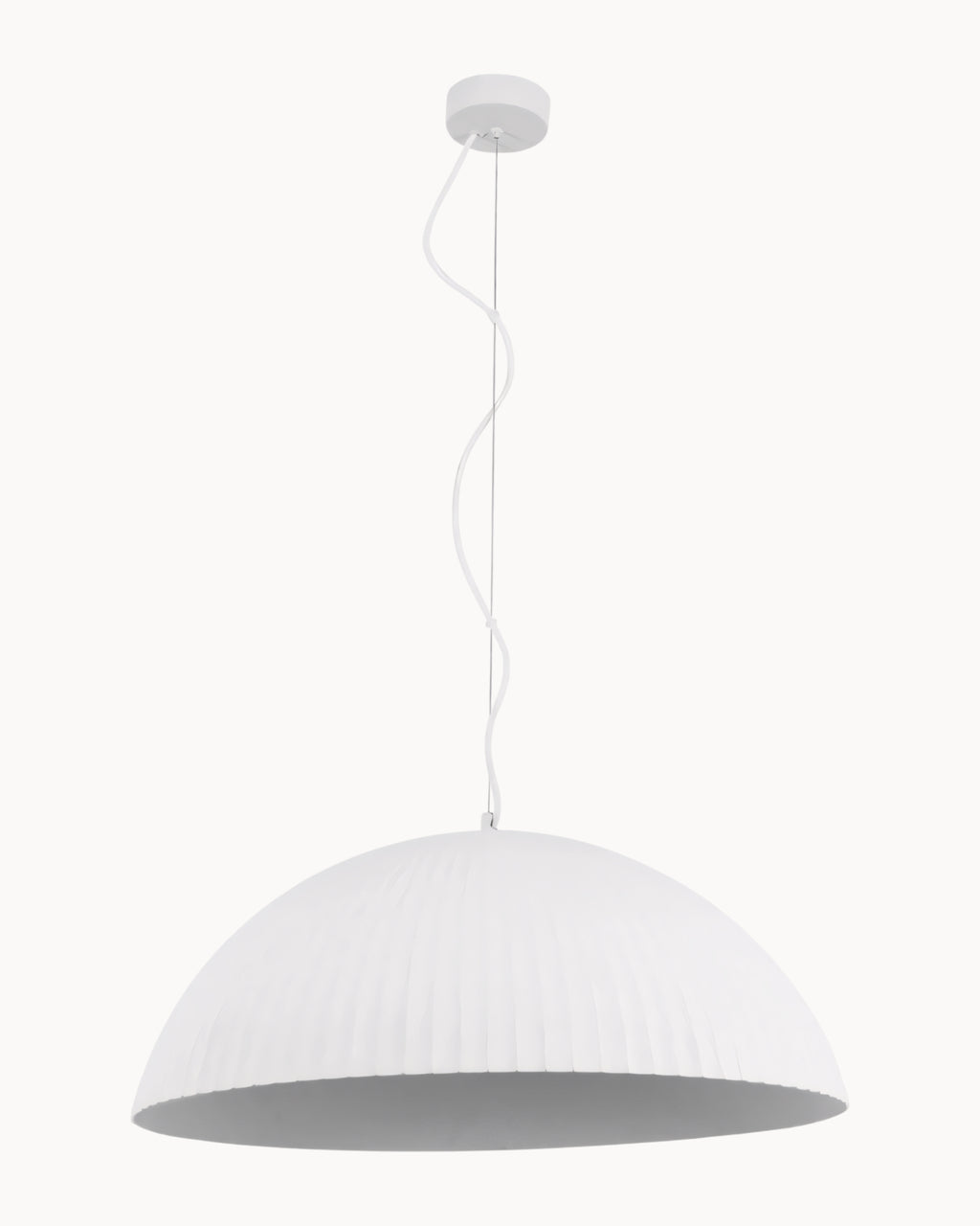 Form 600mm Gypsum Pendant White