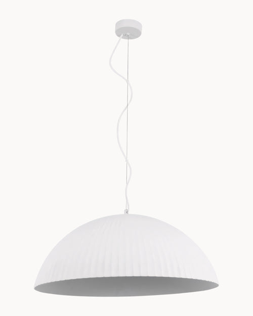 Form 600mm Gypsum Pendant White