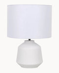 Tolva Table Lamp with White Shade