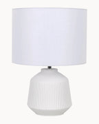 Tolva Table Lamp with White Shade