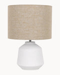 Tolva Table Lamp with Oatmeal Shade