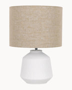 Tolva Table Lamp with Oatmeal Shade