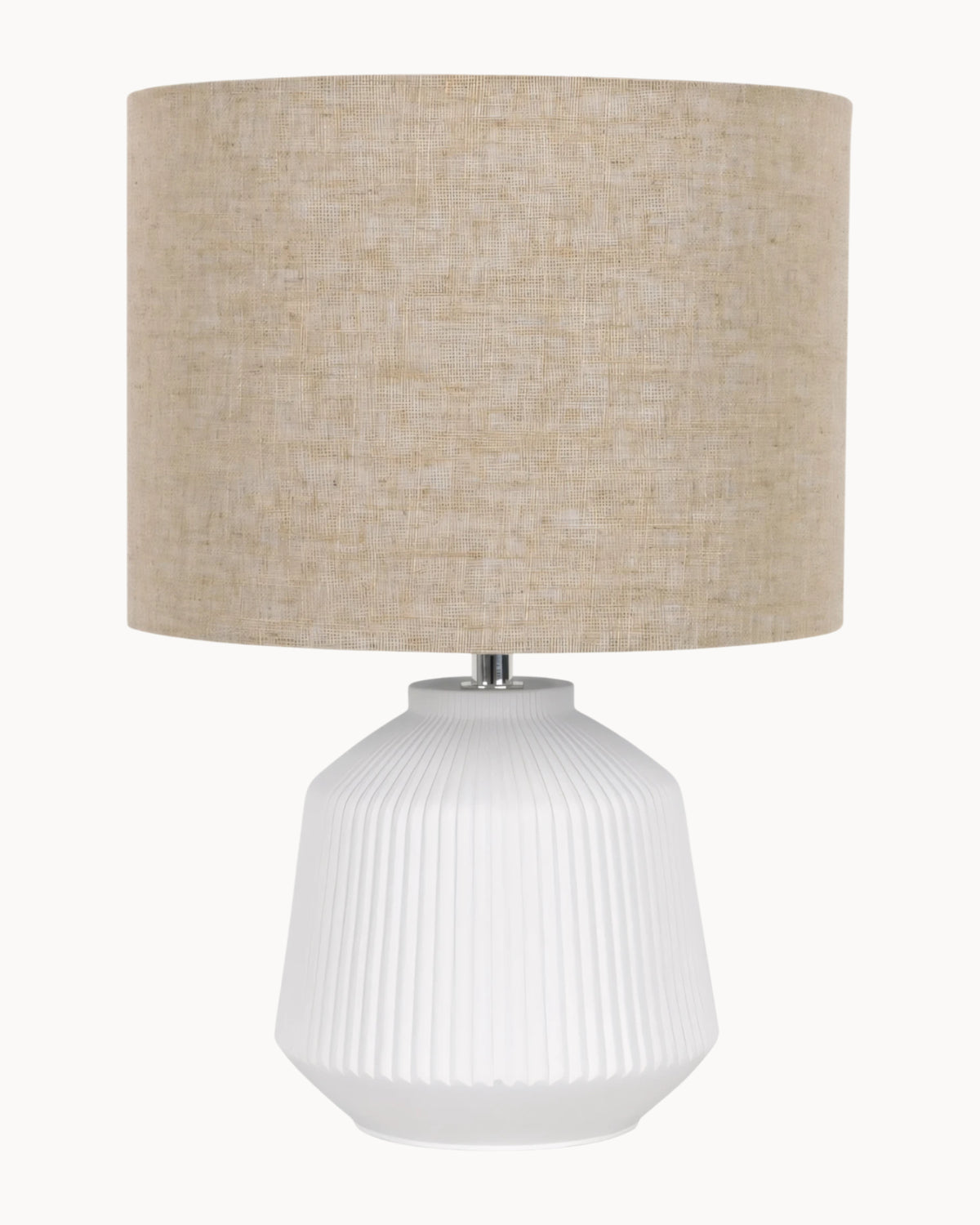 Tolva Table Lamp with Oatmeal Shade