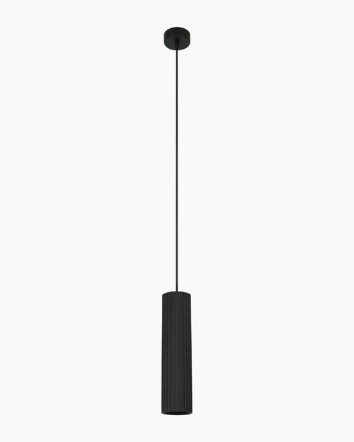 Form Column Gypsum Pendant Black