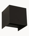 Mason 3 Square CCT IP54 Wall Light Black