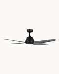 Aria 48" DC Fan with Light & Remote Black