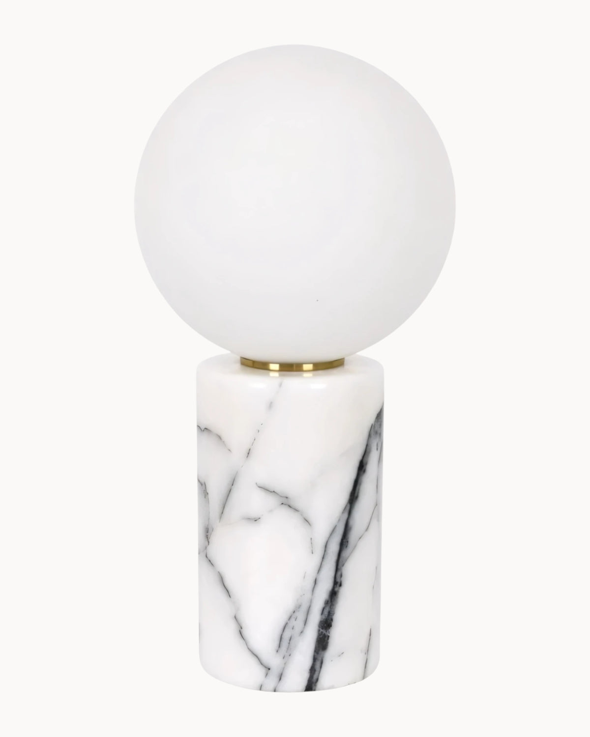 Duomo Marble Table Lamp White