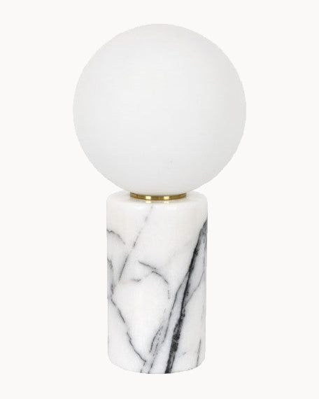 White Marble LED table lamp