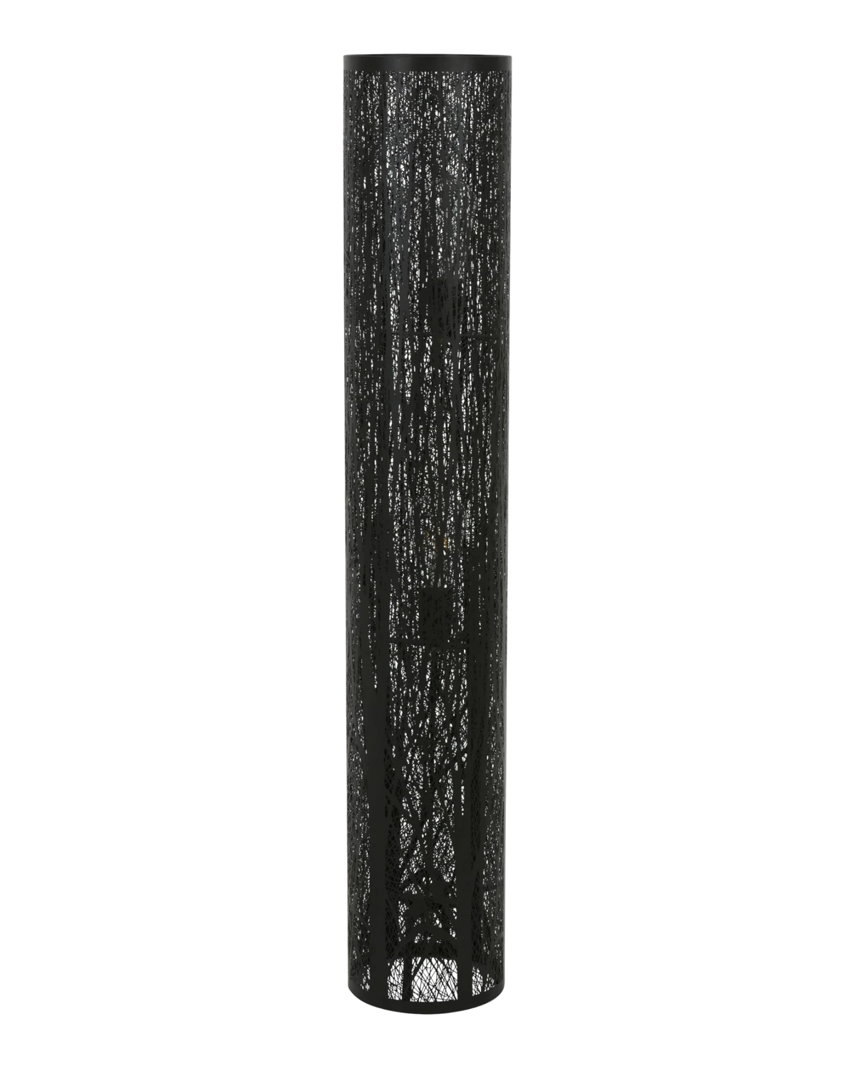 Forrest 2 Light Floor Lamp Black