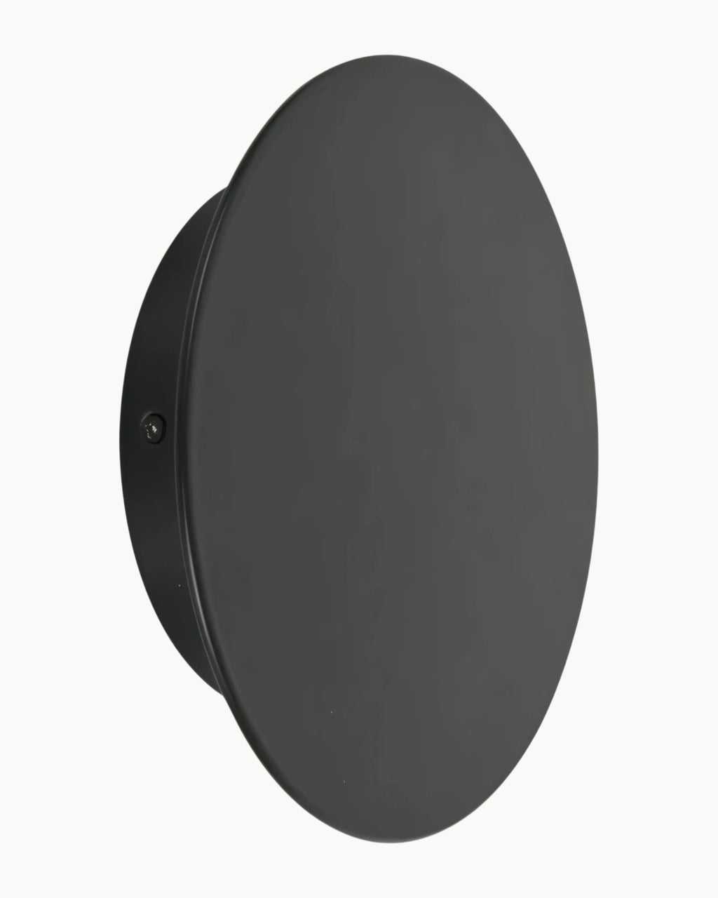 Disc 200mm CCT IP44 Wall Sconce Black