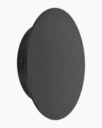 Disc 200mm CCT IP44 Wall Sconce Black