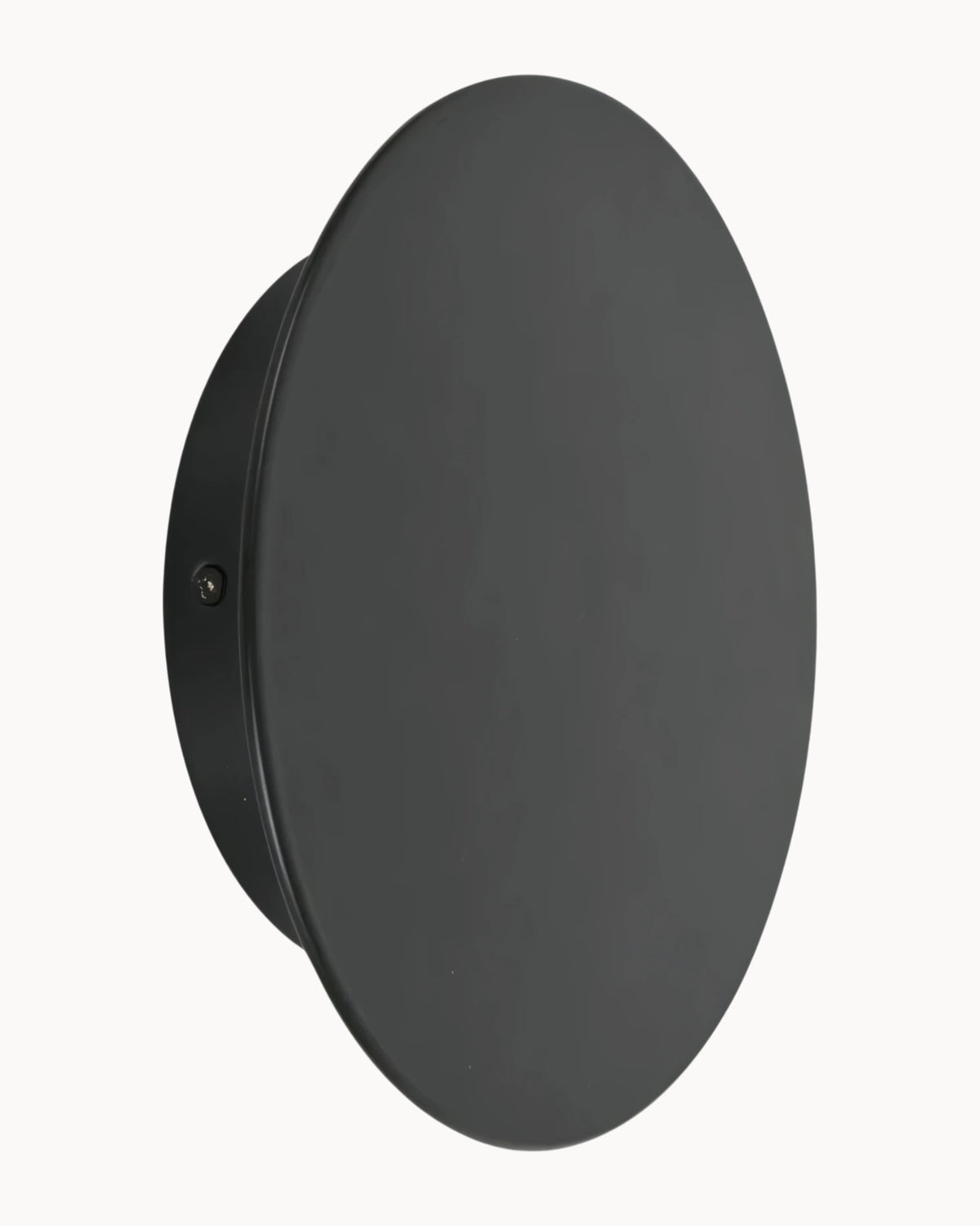 Disc 200mm CCT IP44 Wall Sconce Black