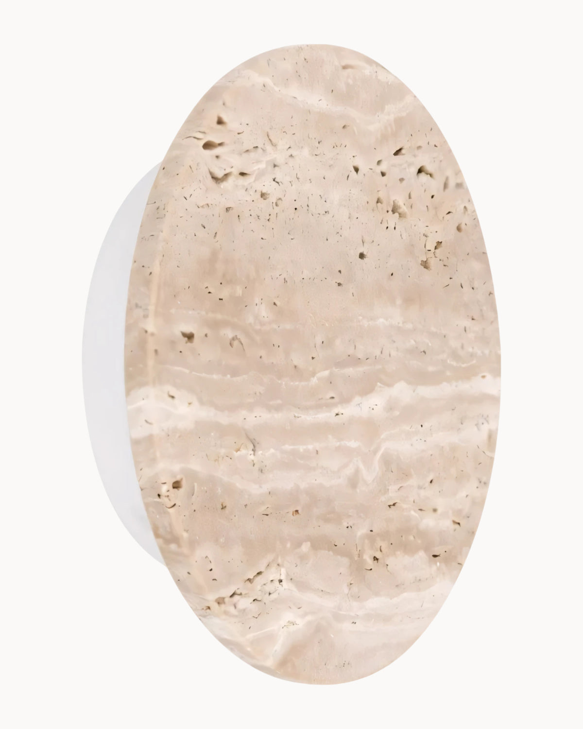 Disc 200mm CCT Wall Sconce Travertine