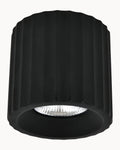 Uno Surface 90mm 12W 3000K Gypsum Downlight Black