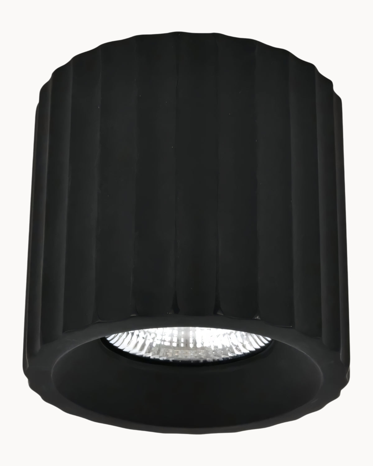 Uno Surface 90mm 12W 3000K Gypsum Downlight Black