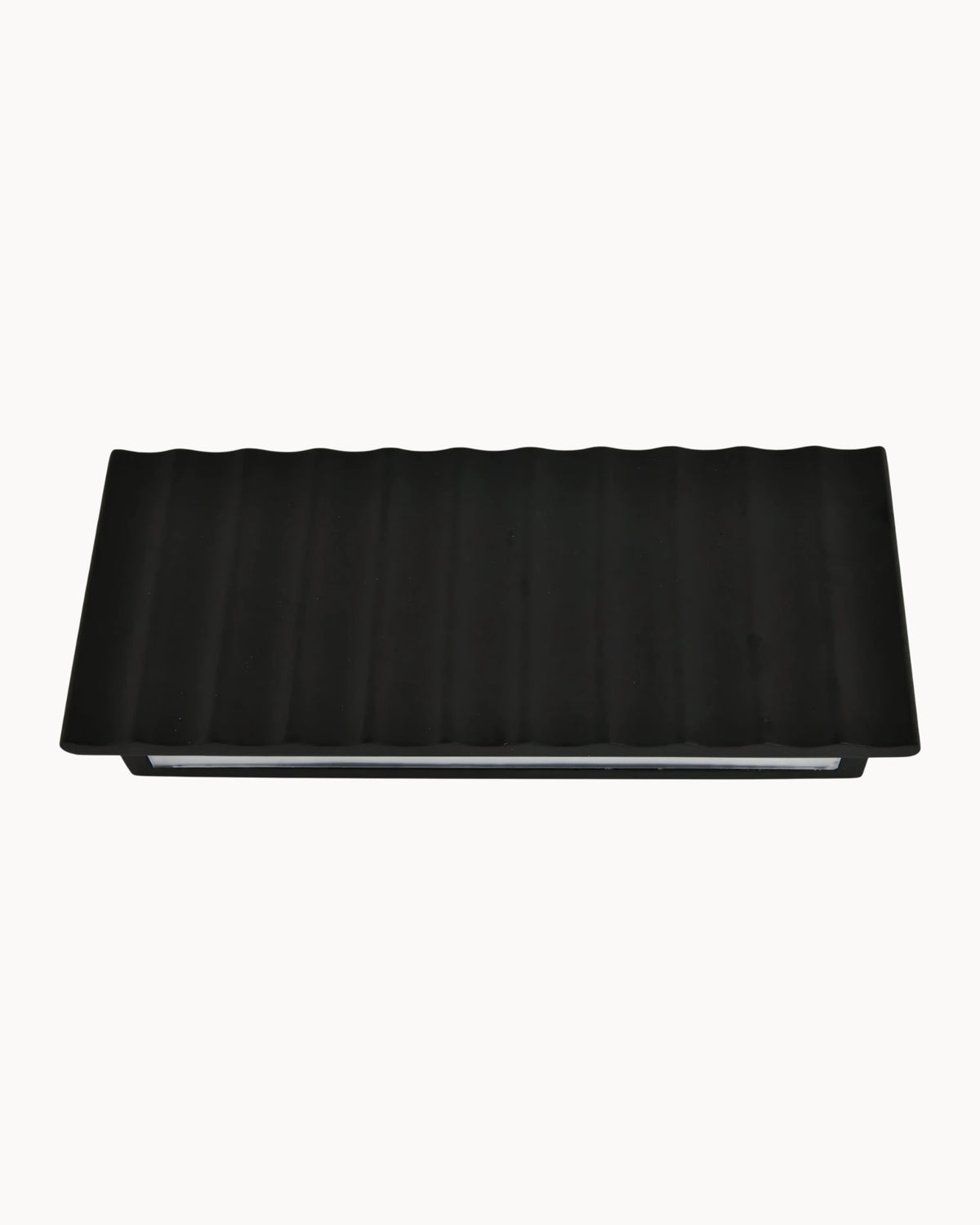Uno LED Gypsum Wall Light Black