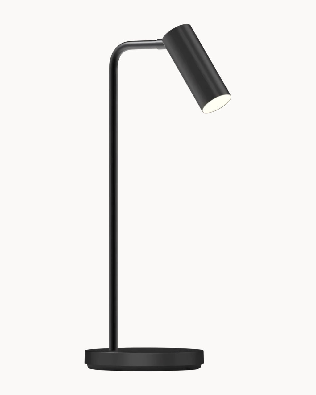 Faron Metal Wireless Charging Table Lamp Black
