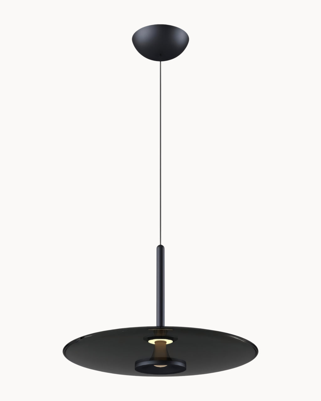Fabian 450mm LED Pendant Black