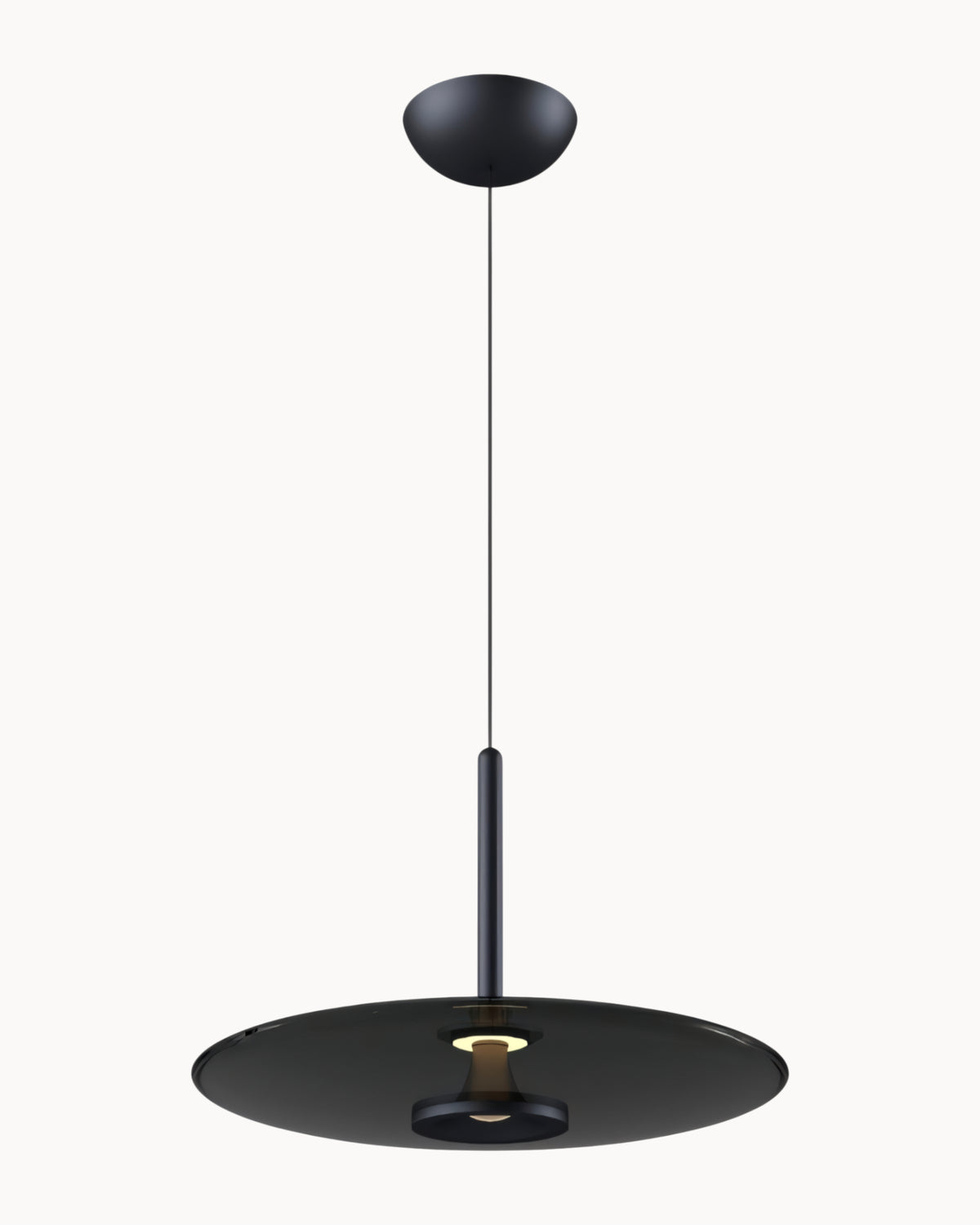 Fabian 450mm LED Pendant Black