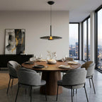 Fabian 450mm LED Pendant Black
