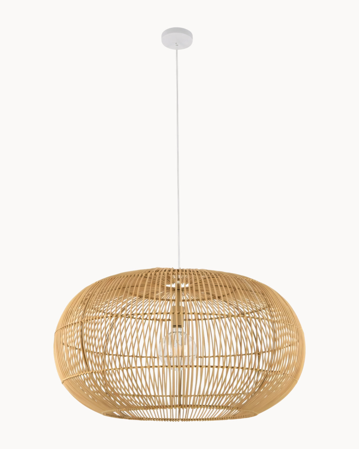 Herman 800mm Oval Pendant Natural