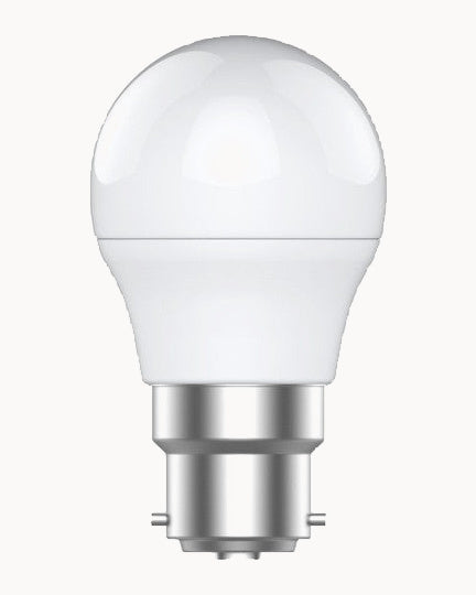 BC/B22 S45 lamp with white finish
