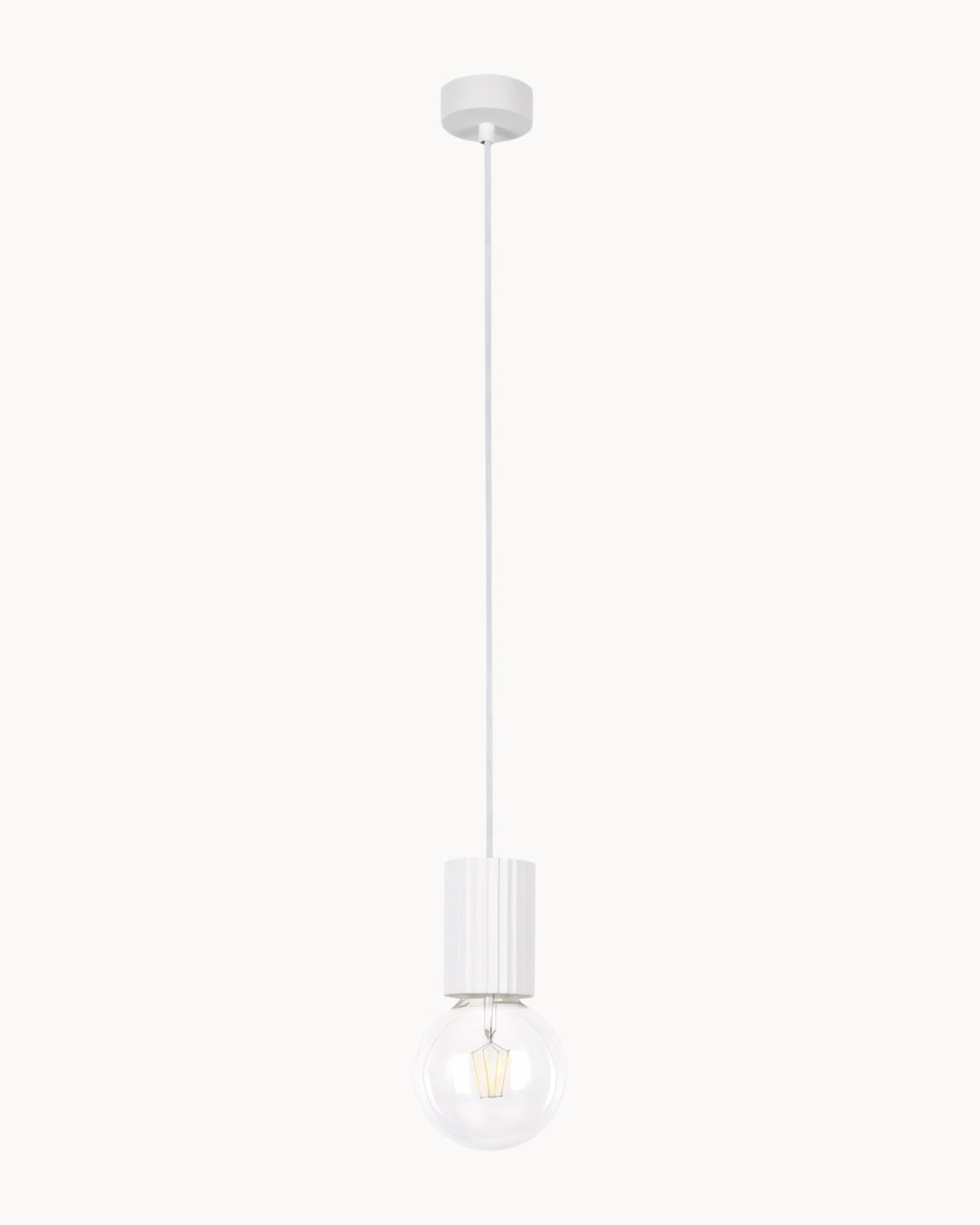 Uno Gypsum Pendant White