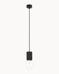 Uno Gypsum Pendant Black